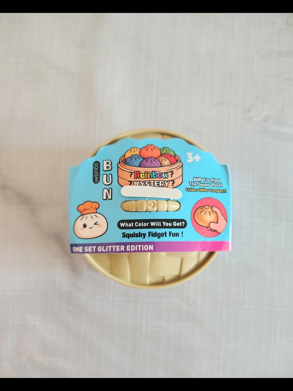 Rainbow Mystery Squishy Bun Toy